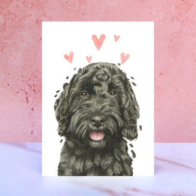 Cockapoo Licks & Kisses Card