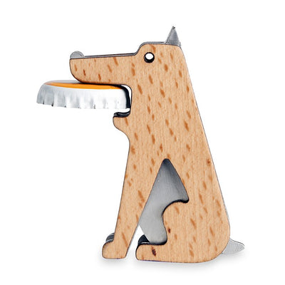 Fun dog shaped bottle opener FETCH!
