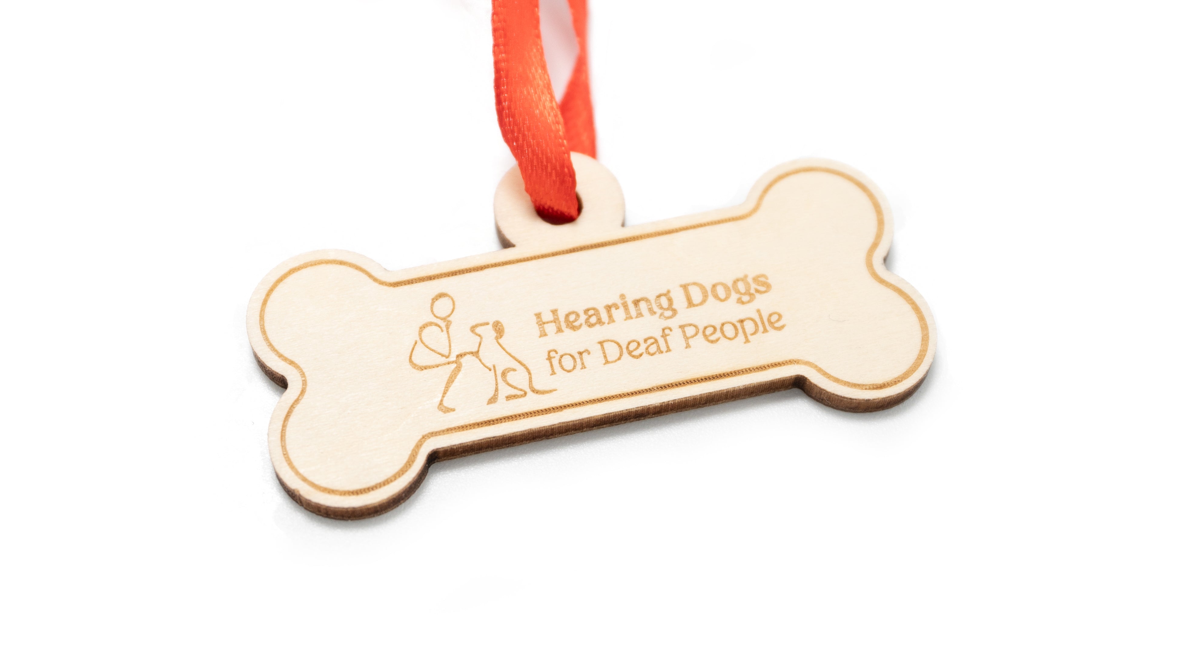 Dog Wooden Hanging Decoration Bone shaped