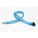 Light blue lanyard displaying white lettered message www.hearinglink.org and Hearing Link logo on a white background.