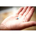 Person holding single size 675 (blue) hearing aid  battery