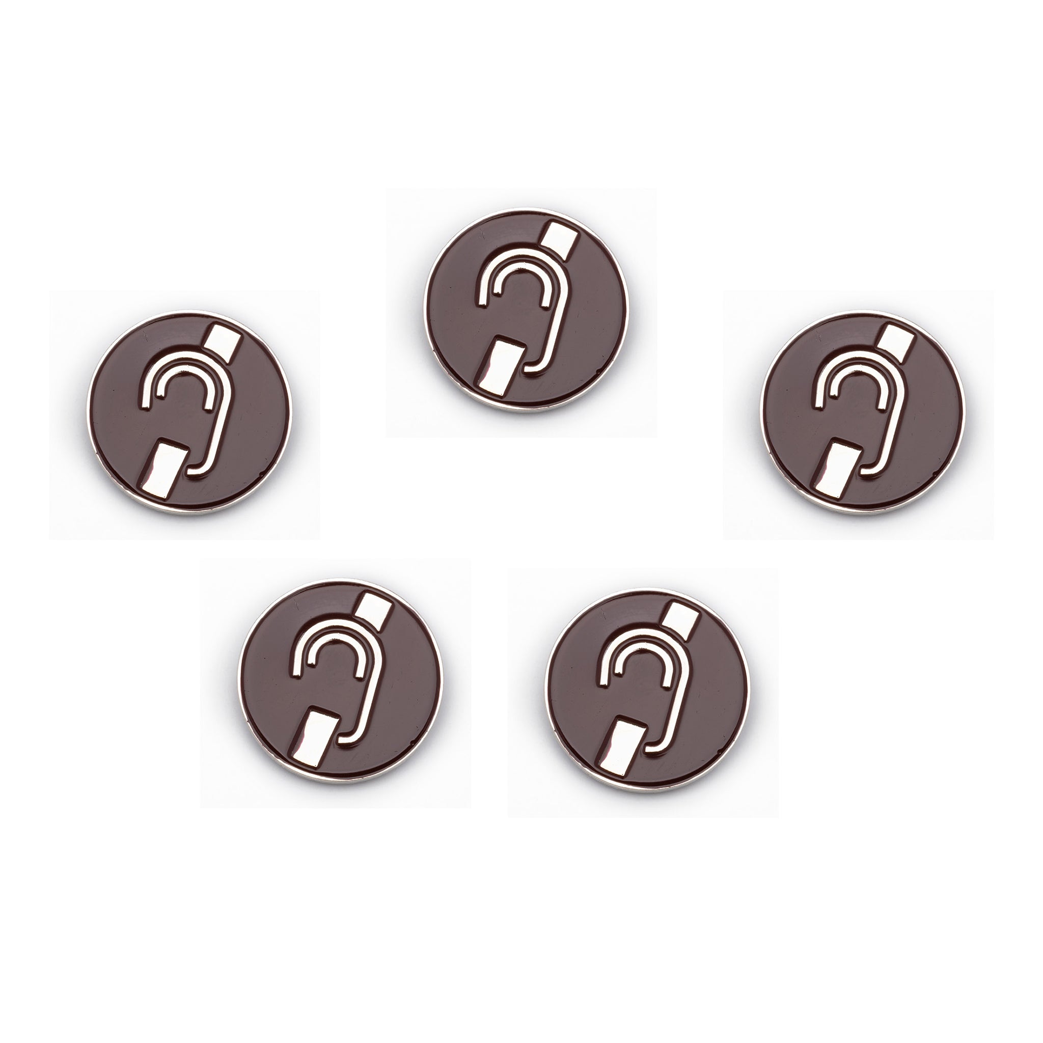 Saver deal Pack 5 International Deaf Symbol badges