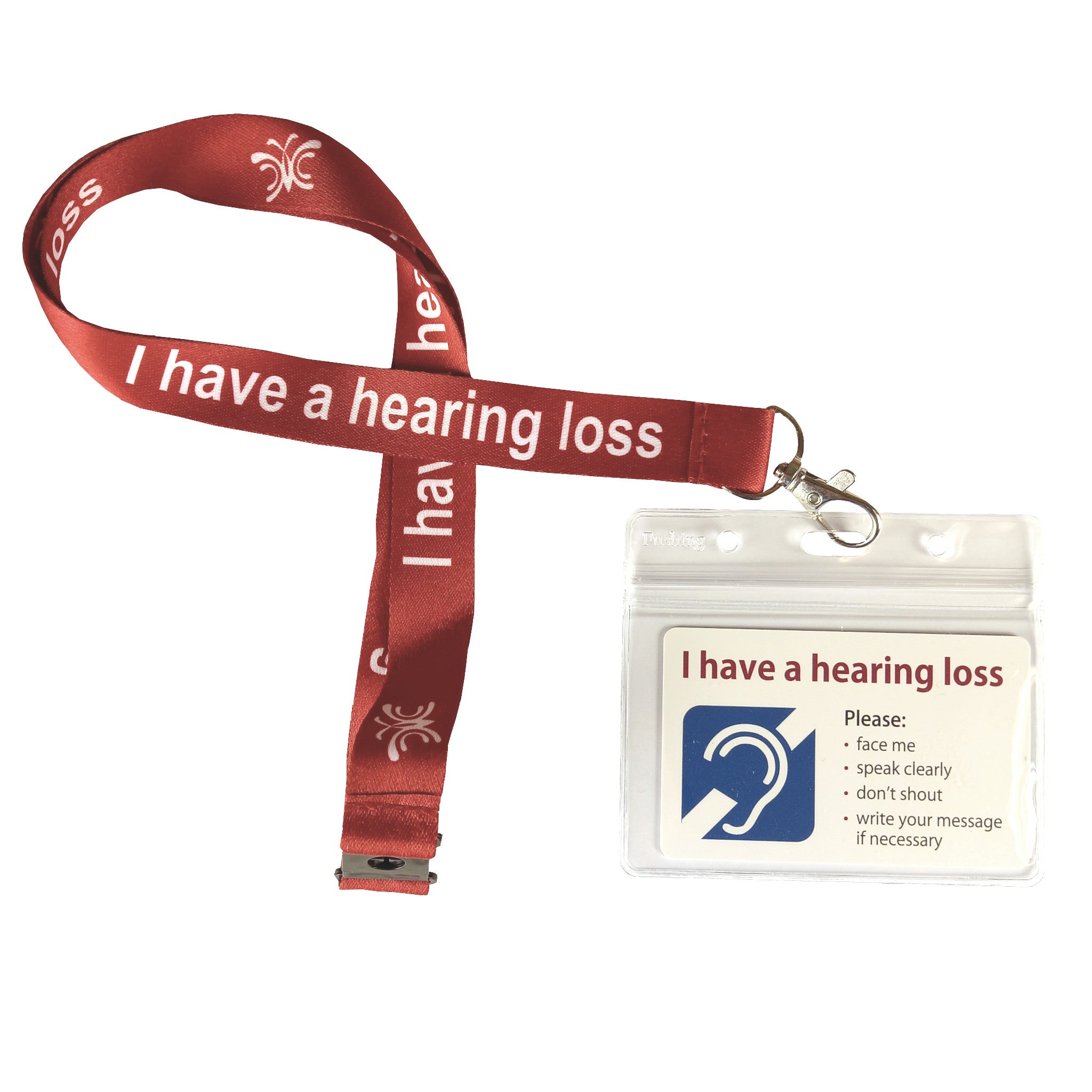 Lanyard, communication card & card holder - Saver deal!