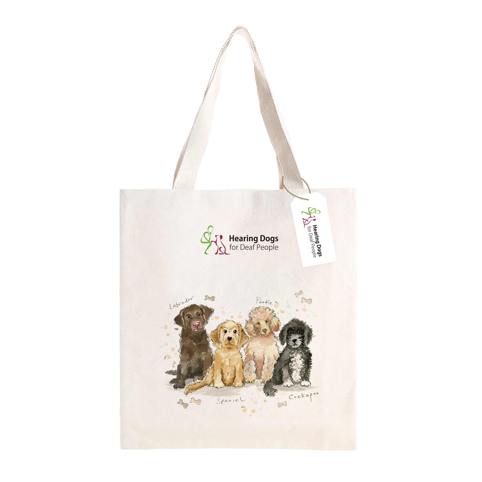 Custom Canvas Tote Bag Gift For Dog Mom | Unifury - Unifury