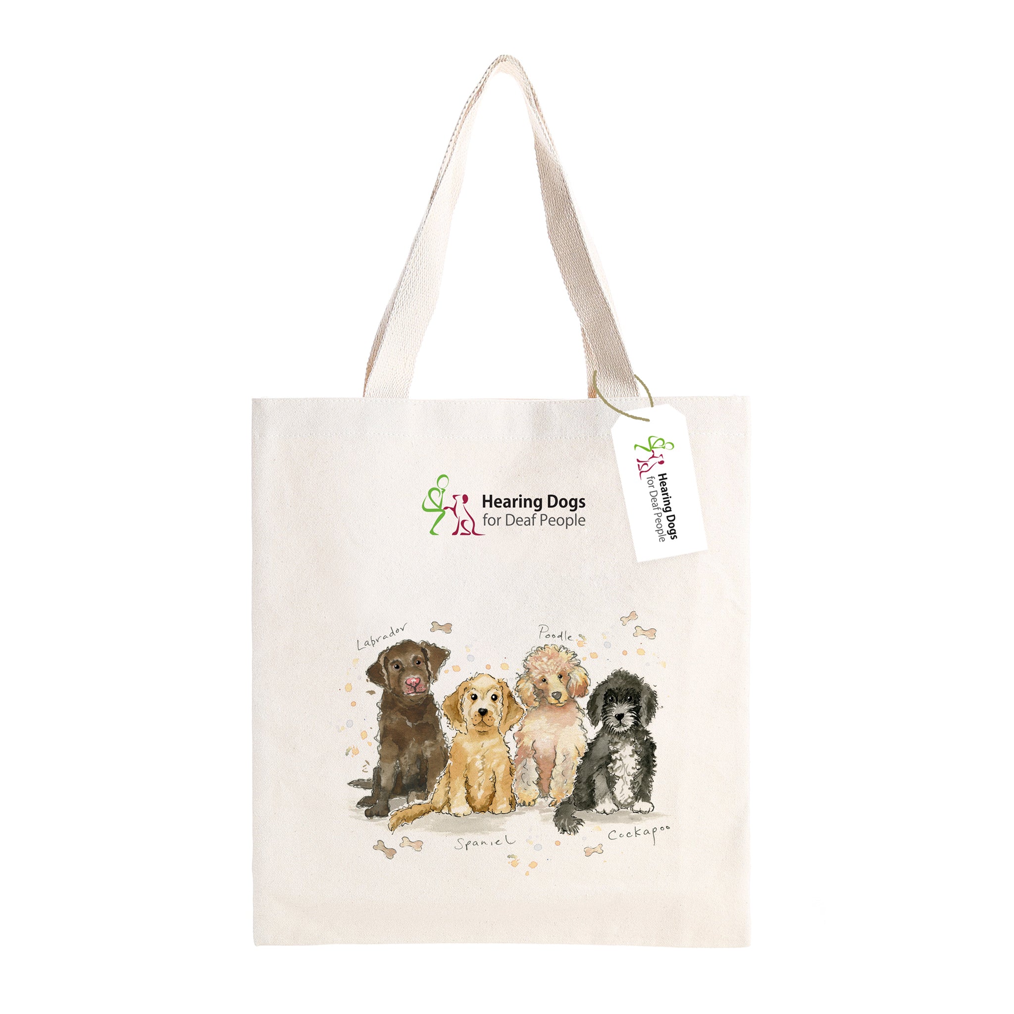 4 Dogs design Tote Bag