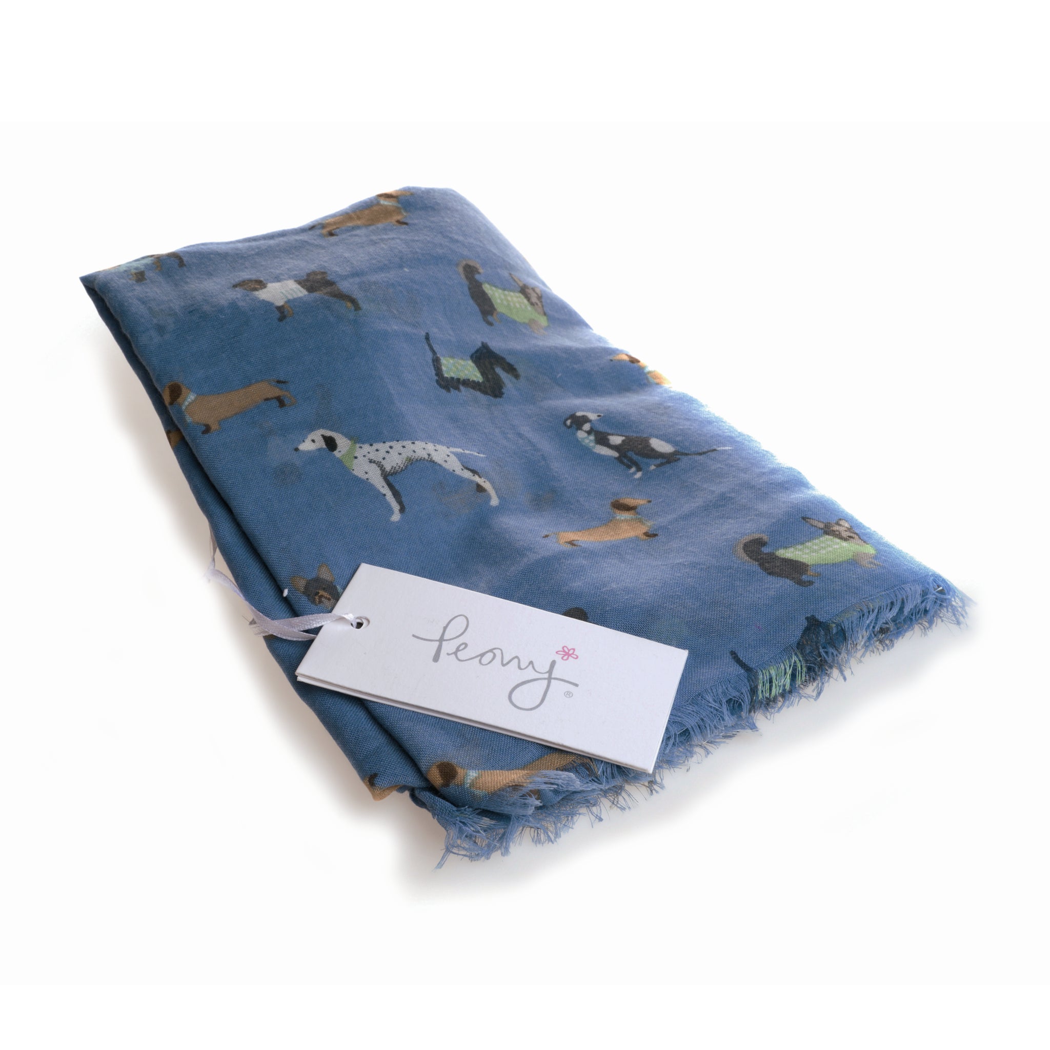 Peony Scarf - Dog Design