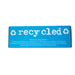 Back view or rectangular cardboard outer packaging with a sea blue background with white text. Large white font text saying Recycled with a white recycling logo on either side of the word. Underneath this, there is text that says: 40% recycled content. The Key to the Made from range is that it is affordable as we believe eco products shouldn't cost the earth. By using 40% recycled materials we can make use of recycled plastics whilst ensuring affordable and strong products. 