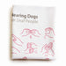 The tea towel is folded showing a small section of the fingerspelling alphabet and Hearing Dogs logo on the towel.